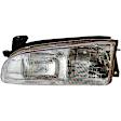 1590674 Driver Side Halogen Headlight, With bulb(s), OE Replacement