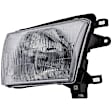 1590701 Passenger Side Halogen Headlight, With bulb(s), Clear Lens