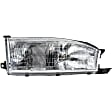 1590707 Passenger Side Halogen Headlight, With bulb(s), OE Replacement
