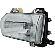 1590708 Driver Side Halogen Headlight, With bulb(s), OE Replacement, OE Replacement Series