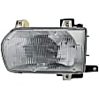 1590708 Driver Side Halogen Headlight, With bulb(s), OE Replacement, OE Replacement Series