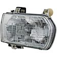 1590709 Passenger Side Halogen Headlight, With bulb(s), Clear Lens