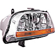 1590736 Driver Side Halogen Headlight, With bulb(s), OE Replacement