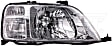 1590739 Passenger Side Halogen Headlight, With bulb(s), OE Replacement