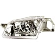 1590768 Driver Side Halogen Headlight, With bulb(s), Clear Lens