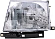 1590795 Passenger Side Halogen Headlight, With bulb(s), OE Replacement