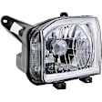 1590826 Driver Side Halogen Headlight, With bulb(s), OE Replacement
