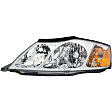 1590840 Driver Side Halogen Headlight, With bulb(s), OE Replacement