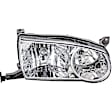 1590843 Passenger Side Halogen Headlight, With bulb(s), OE Replacement