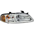 1590847 Passenger Side Halogen Headlight, With bulb(s), OE Replacement
