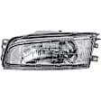 1590876 Driver Side Halogen Headlight, With bulb(s), OE Replacement, Sedan