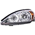 1590906 Driver Side Halogen Headlight, With bulb(s), OE Replacement