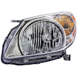 1590976 Driver Side Halogen Headlight, With bulb(s), Clear Lens