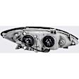 1590990 Driver Side Halogen Headlight, With bulb(s), OE Replacement