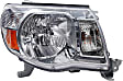 1590993 Passenger Side Halogen Headlight, With bulb(s), OE Replacement