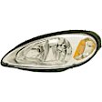 1591025 Driver Side Halogen Headlight, With bulb(s), OE Replacement