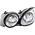 1591031 Driver Side Halogen Headlight, With bulb(s), OE Replacement