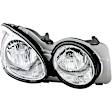 1591032 Passenger Side Halogen Headlight, With bulb(s), OE Replacement