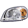 1591033 Driver Side Halogen Headlight, With bulb(s), OE Replacement