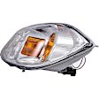 1591033 Driver Side Halogen Headlight, With bulb(s), OE Replacement