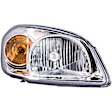 1591034 Passenger Side Halogen Headlight, With bulb(s), OE Replacement