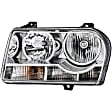 1591051 Driver Side Halogen Headlight, With bulb(s), OE Replacement