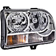 1591051 Driver Side Halogen Headlight, With bulb(s), OE Replacement
