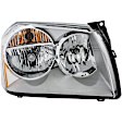 1591062 Passenger Side Halogen Headlight, With bulb(s), OE Replacement