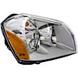 1591062 Passenger Side Halogen Headlight, With bulb(s), OE Replacement