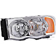 1591063 Driver Side Halogen Headlight, With bulb(s), OE Replacement