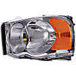 1591063 Driver Side Halogen Headlight, With bulb(s), OE Replacement