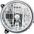 1591065 Driver Side Halogen Headlight, With bulb(s), OE Replacement