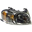 1591076 Passenger Side Halogen Headlight, With bulb(s), Clear Lens