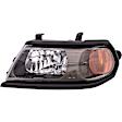 1591082 Passenger Side Halogen Headlight, With bulb(s), Clear Lens