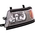 1591082 Passenger Side Halogen Headlight, With bulb(s), Clear Lens