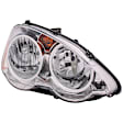 1591084 Passenger Side Halogen Headlight, Without bulb(s), Clear Lens