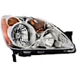 1591088 Passenger Side Halogen Headlight, Without bulb(s), Clear Lens