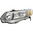 1591091 Driver Side Halogen Headlight, Without bulb(s), Clear Lens