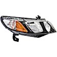 1591096 Passenger Side Halogen Headlight, With bulb(s), OE Replacement