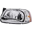 1591112 Driver Side Headlight, Halogen, Convertible|Sedan