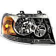 1591117 Passenger Side Headlight, With bulb(s) - 2003-06 Ford Expedition, Black Interior