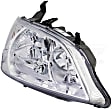 1591119 Passenger Side Halogen Headlight, With bulb(s), OE Replacement