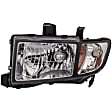 1591129 Driver Side Halogen Headlight, Without bulb(s), Clear Lens