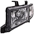 1591129 Driver Side Halogen Headlight, Without bulb(s), Clear Lens