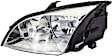 1591137 Driver Side Halogen Headlight, With bulb(s), OE Replacement