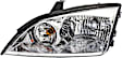 1591137 Driver Side Halogen Headlight, With bulb(s), OE Replacement
