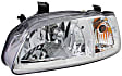 1591157 Driver Side Halogen Headlight, With bulb(s), Clear Lens
