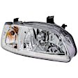 1591158 Passenger Side Halogen Headlight, With bulb(s), OE Replacement