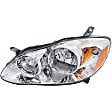 1591165 Driver Side Halogen Headlight, With bulb(s), OE Replacement