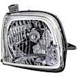 1591176 Passenger Side Headlight, With bulb(s), Halogen, Extended Cab Pickup|Standard Cab Pickup